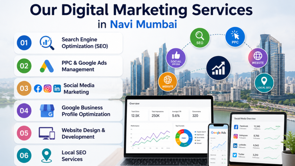 SEO PPC and Social Media Services in Navi Mumbai